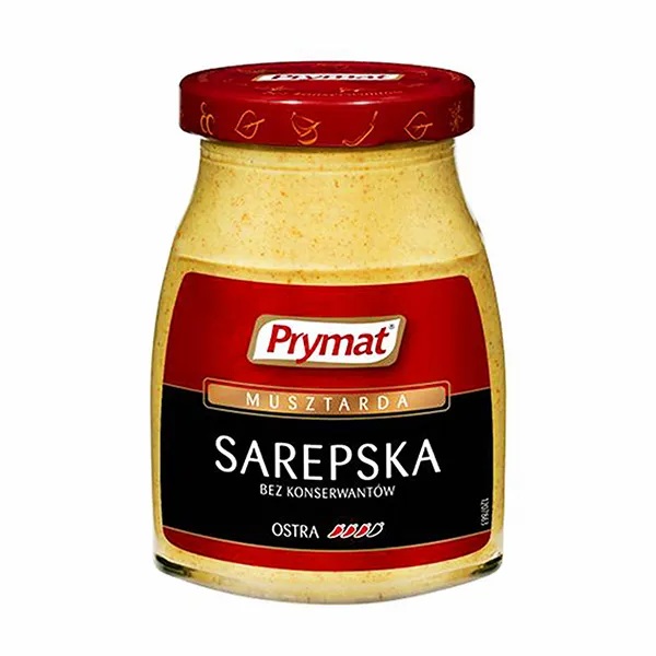 Sarepska, Senf, Mustard, Glasflasche, Prymát