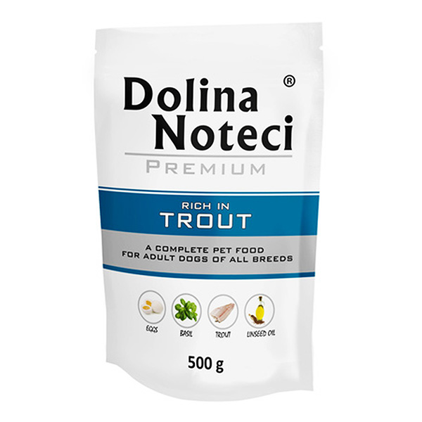 Dolina Noteci Hundefutter Premium Forelle - Mokra karma dla psa pstrag 500g