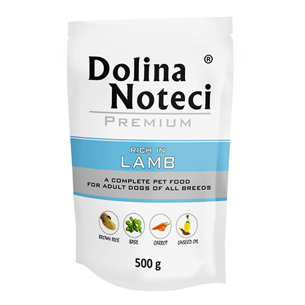 Dolina Noteci Hundefutter Premium Lamm - Mokra karma dla psa 500g