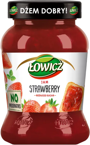 Erdbeermarmelade, Glas, Rot, Fruchtig, Jam