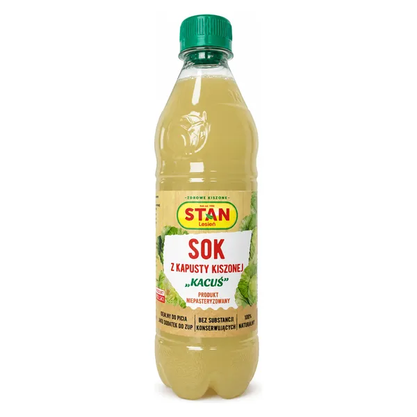 STAN Sauerkrautsaft "Kacus" 0,5l - Sok z kapusty kiszonej Kacus