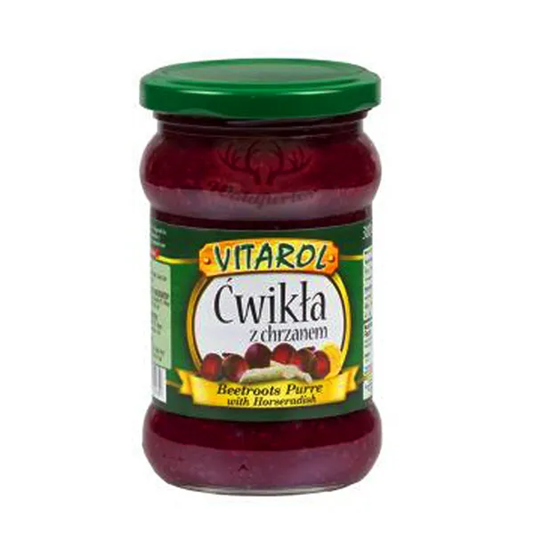Rote Bete, Rote-Bete-Püree, Glas mit grünem Deckel, Grüner Deckel, Beetwurzel-Sauce