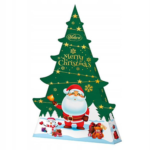 Vobro Pralinen Weihnachtsbaum Nuss - Bombonierka choinka orzechowa 170g