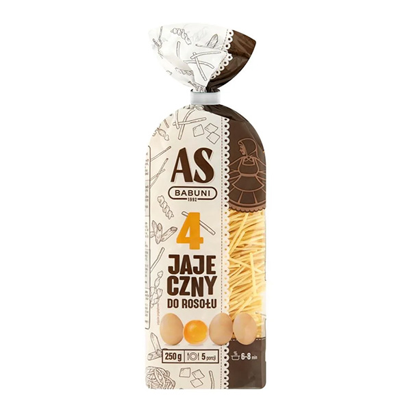 Nudeln, Spaghetti, Eier, Do rosolu, 250 g