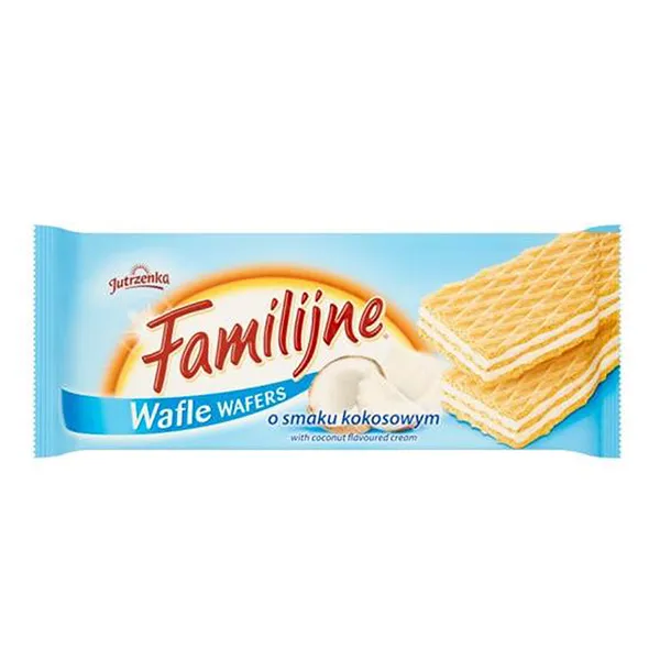 Waffeln, Wafers, Kokos, Sahne, Snack