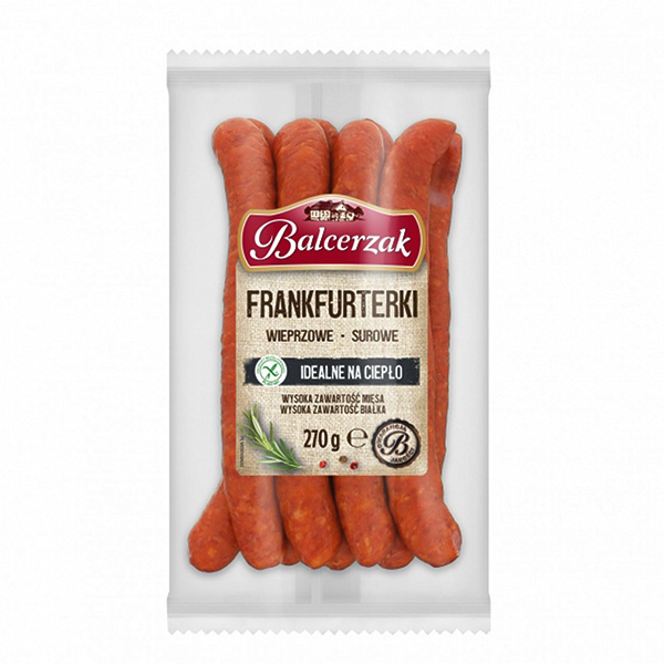 Balcerzak Frankfurter Rohwürstchen - Frankfurterki Surowe Wedzone 270g