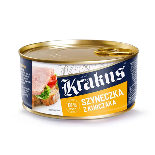 Konserve, Futterdose, Schinken, Hühnchen, Dose