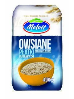 Haferflocken, Instant, Körnige Textur, 400g, Hafer