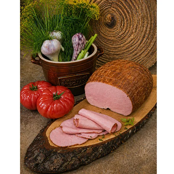 ham, geschnitten-schinken, tomaten, gemüse, holzbrett