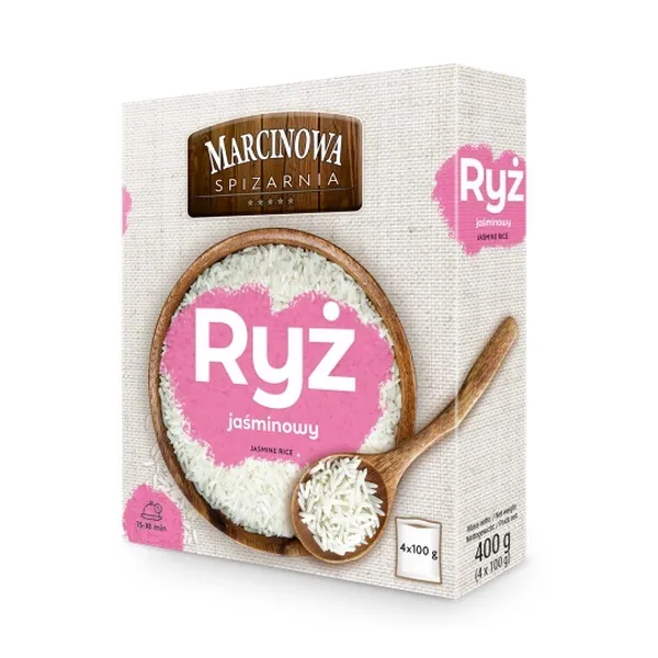 Reis, Jasminreis, Indischer Reis, Spitzenverpackung, 400 g