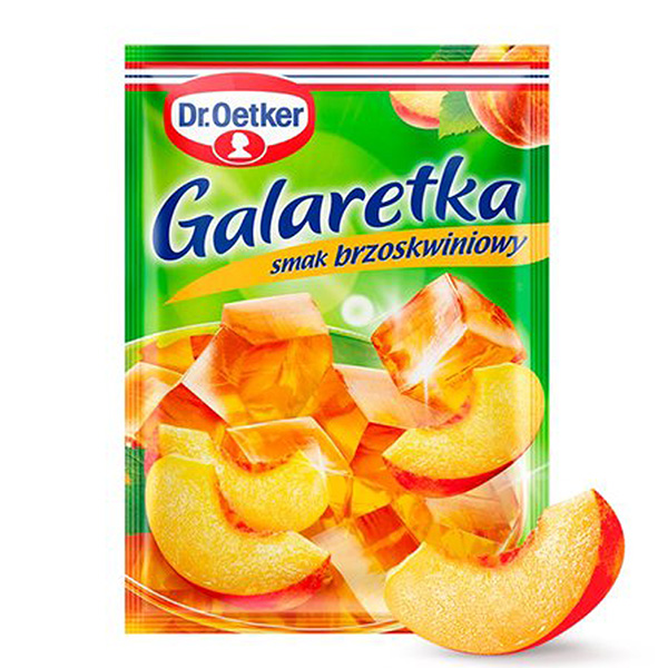 Dr. Oetker Pfirsich Gelee - Galaretka smak brzoskwiniowy 77g
