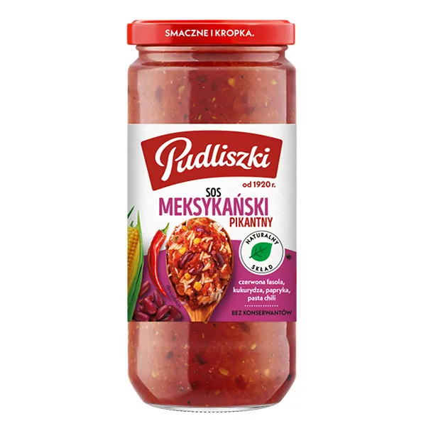 Sosse, Meksikansk, Pikantny, Glasflasche, Salsa