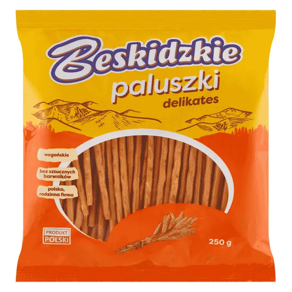 Paketgebäck, Paluszki, Delikates, Rohstoffe, 250 g