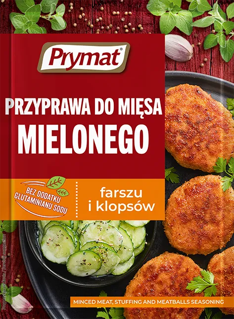 Przyprawa, Mięso mielone, Farsz, Klopiski, Bez glutaminianu sodu