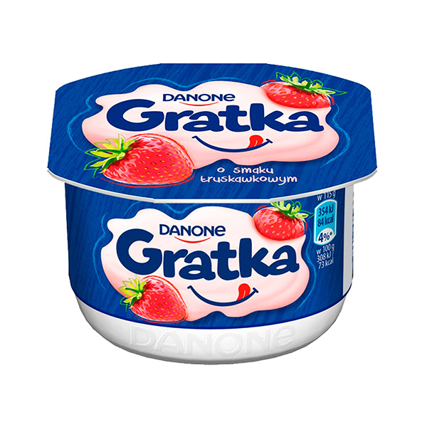 Joghurt, Becher, Stoßbecher, Erdbeere, Strawberry