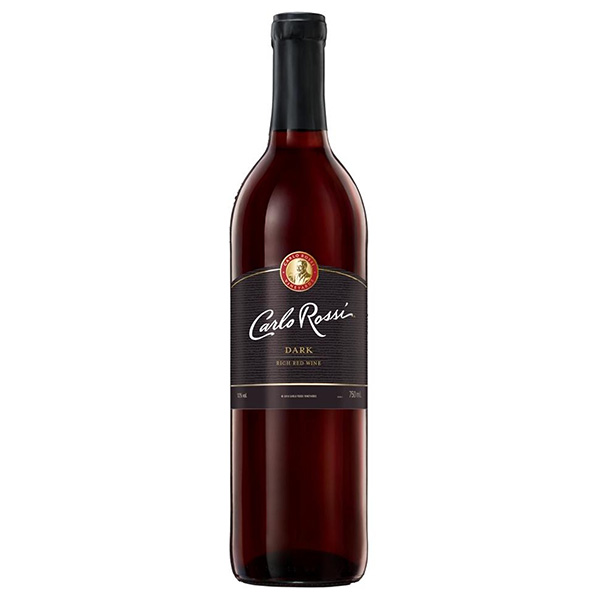 Carlo Rossi Dark halbtrockener Rotwein - Wino Czerwone Polwytrawne 12?% 750ml
