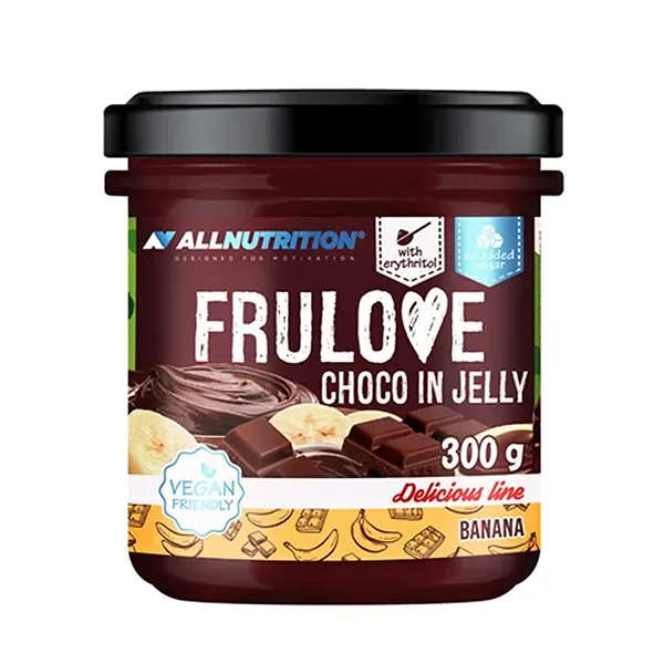 FruloVe, Choco in jelly, Banana, Vegan, 300 g
