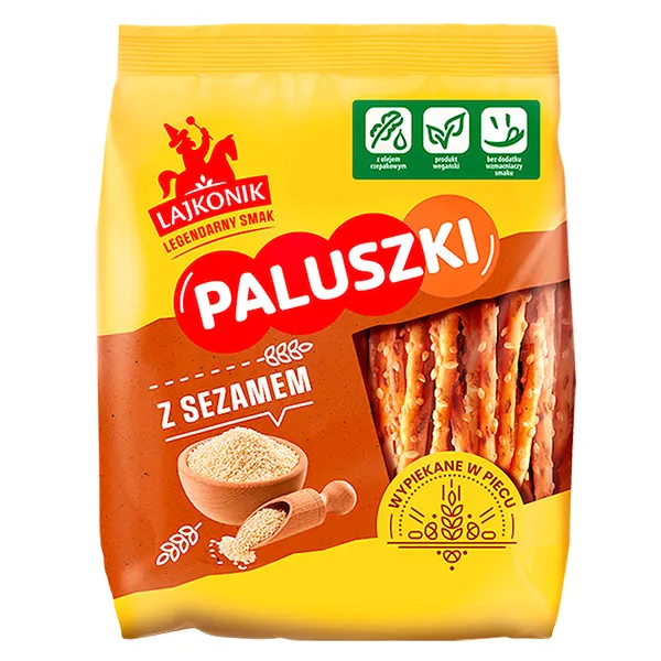 Paluszki, z-sezamem, posypka, chlebowe?, prażone