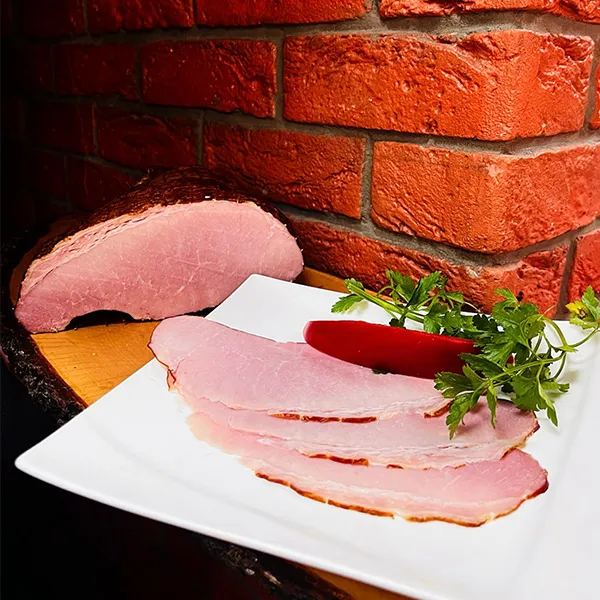 Schinken, Rohschinken, Speck, außergewöhnliche Scheiben, rosa/pinker Fleisch