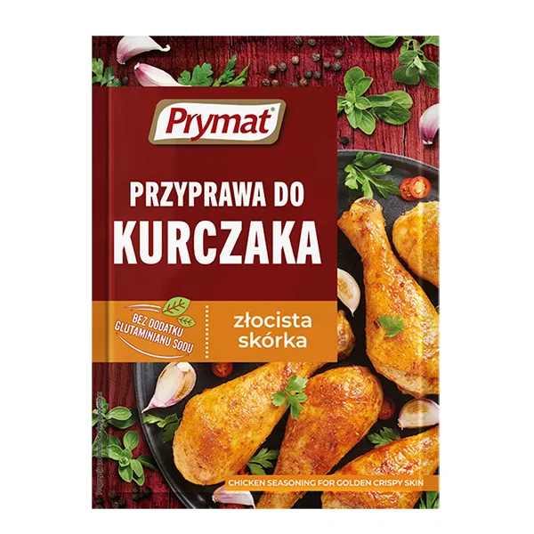 Przyprawa, Kurczak, Przyprawa do kurczaka, Złocista skórka, Bez glutaminianu sodu