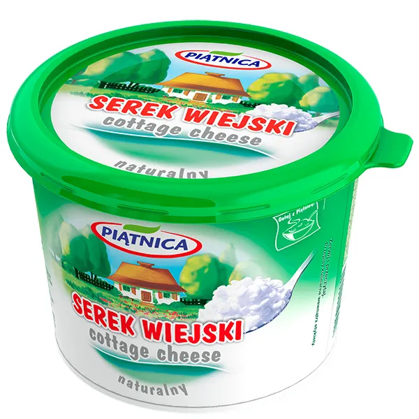Hüttenkäse, Käse, Grüner Deckel, Naturbelassen, Becher