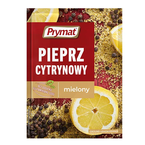 cytrynowy, pieprz, mielony, sól z glutaminianem sodu, produkt spożywczy