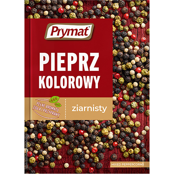 Prymat Bunter Pfeffer ganz - Pieprz Kolorowy Ziarnisty 15g