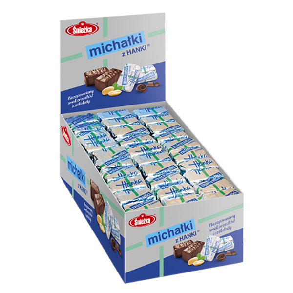 Sniezka Michalki Pralinen mit Erdnüssen 2kg - Cukierki Michalki z Hanki