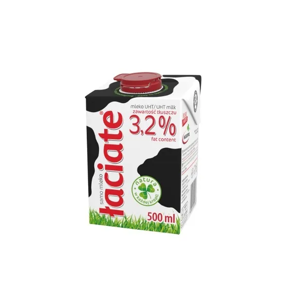 UHT-Milch, Milchpackung, 3,2% Fett, 500 ml, Kuhmilch