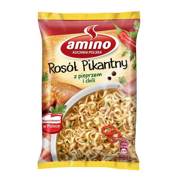 Nudeln, Instantnudeln, Pikante Nudelsuppe, Röstgeschmack, Chili Pfeffer