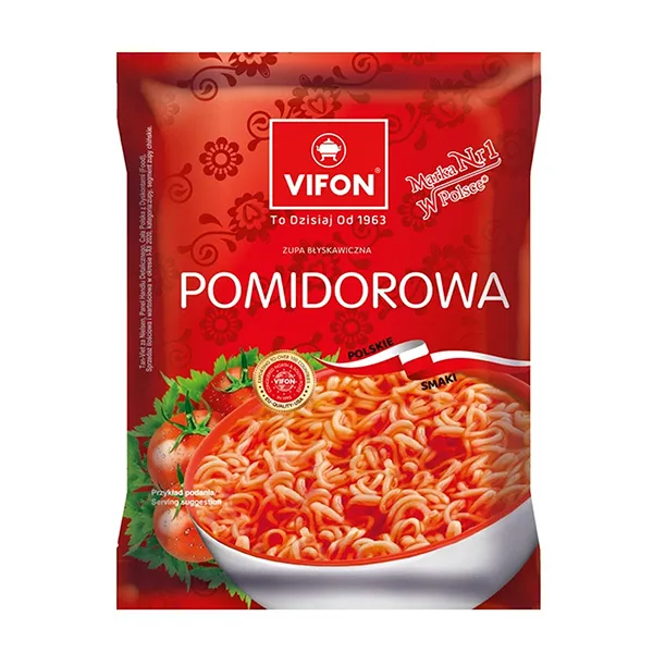 Pomidorowa, Nudeln, Tomatenbrühe, Nudelsuppe, Polnische Suppe