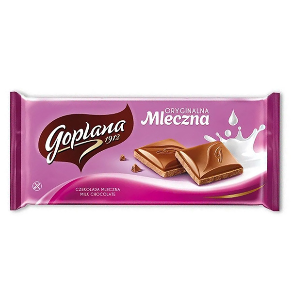 Milchschokolade, Schokoladenriegel, Verpackung, Pink/purpurn, kleine Stücke