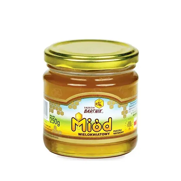 Miód, Wielokwia­towy, Słoik, Kwasowozu, 250 g