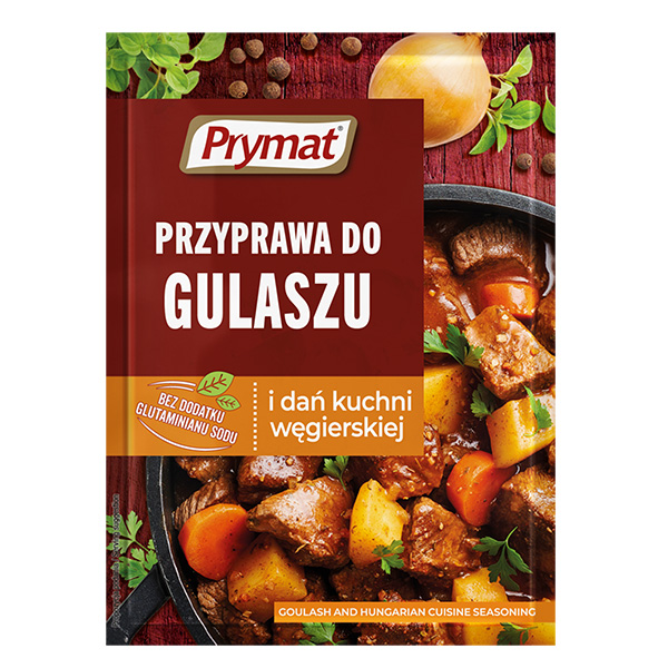 Gulasz przyprawa, Kuchnia węgierska, Przyprawa do gulaszu, Gulasz wołowy, Bez glutaminianu sodu