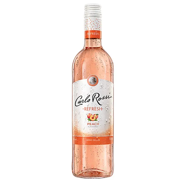 Rosé, Pfirsich Geschmack, Flasche, Glasflasche, Spritzig