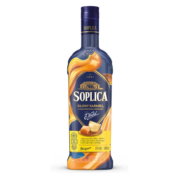 Soplica, Karamell, Likör, Flasche, 500 ml