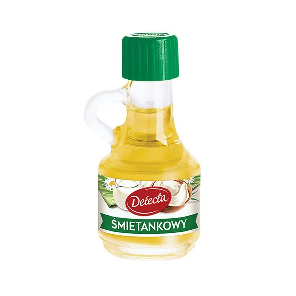 butter, cream, liquor bottle?, syrup?, herbal flavor