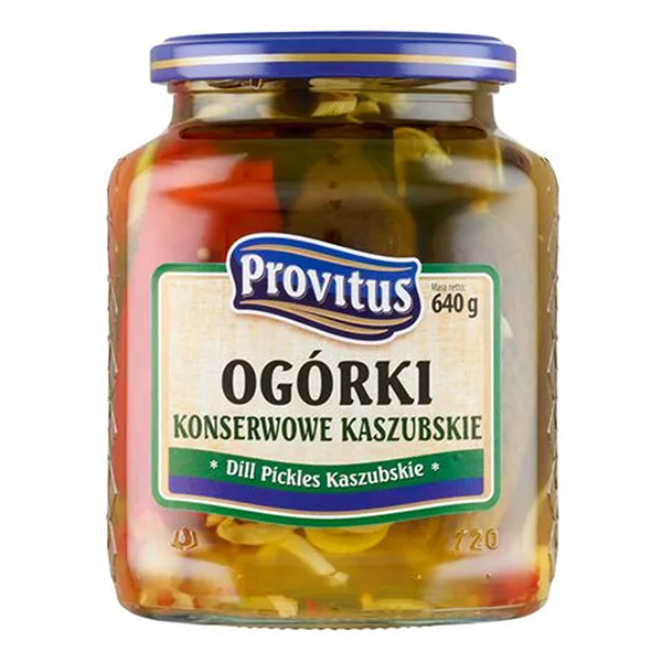 Gurken, Ganzglas, Dill Pickles, Konzerves, Kaszubskie