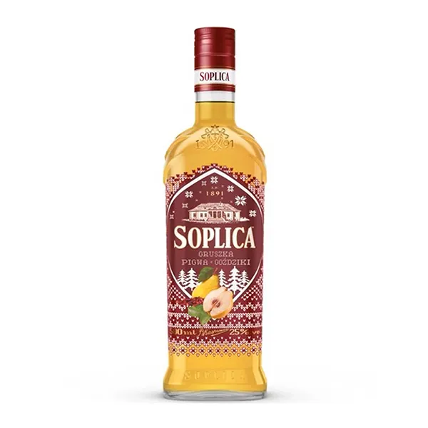 Soplica, Pflaumenlikör, Birne, Fruchtlikör, Flasche