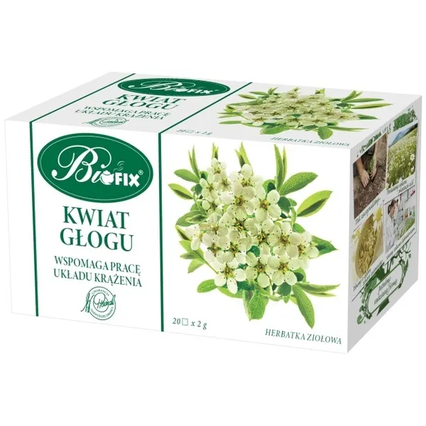 Kwiat glicynowy, Herbatka ziołowa, Kwiatowy susz, zielone liście, opakowanie kartonowe