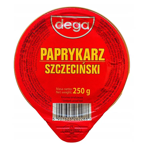Paprikapaste, Paprkarz Szczeciński, 250 g, Schmelzsiegel, Dega