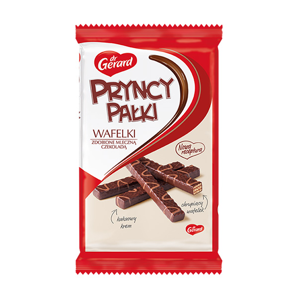 Dr. Gerard Pryncypalki Waffeln in Milchschokolade -Wafelki mleczna czekolada200g