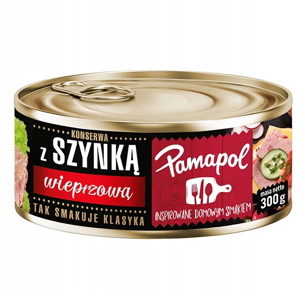 Konserven, Schinken, Pastete, Dose, 300 g