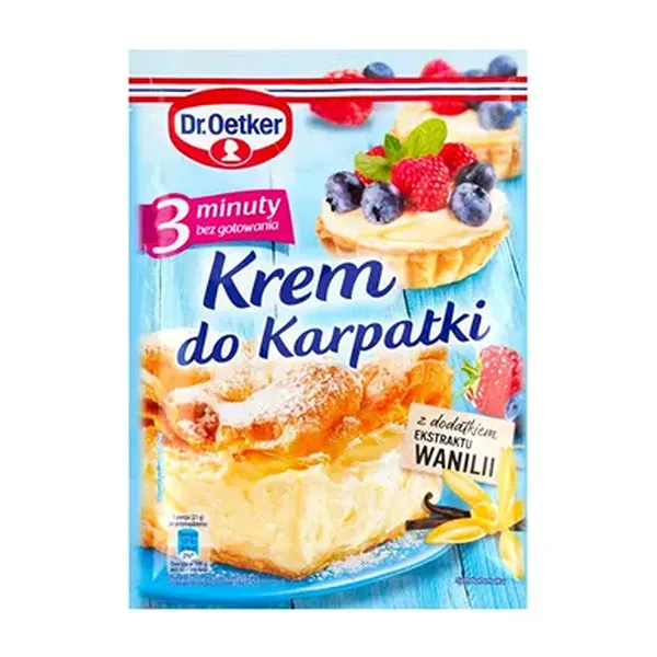 krem, kuchencreme, vanille, fruchtige topping, extrakt vanille