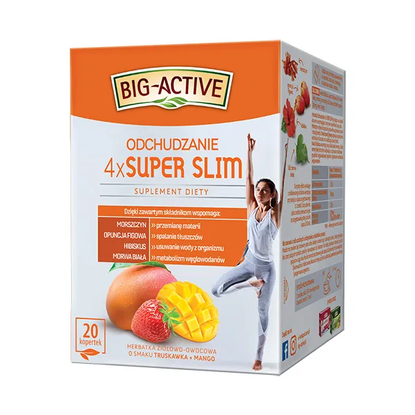 Diätsupplement, 4x Super Slim, Fruchtgeschmack, Weißpulver?, Kapseln 20