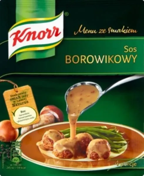 Knorr, Sos, Borowikowy, sos borowikowy, grzyby w sosie