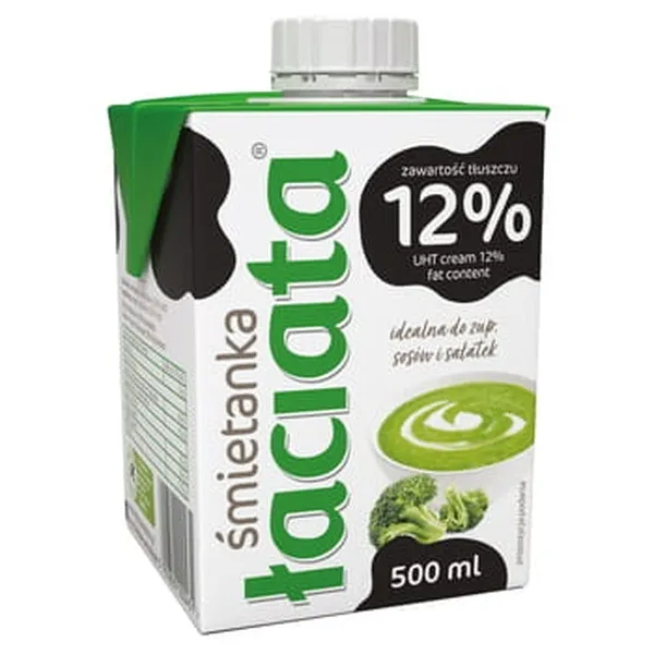 Säfte-Getränk, Sojamilch, 500 ml, 12% Fettanteil, Grün-weißes Verpackungsdesign