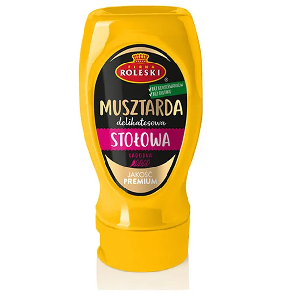 Mustard, Squeeze bottle, Yellow, Delikat?, Stokowa?