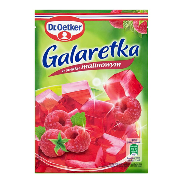 Dr. Oetker Himbeere Gelee - Galaretka o smaku malinowym 77g