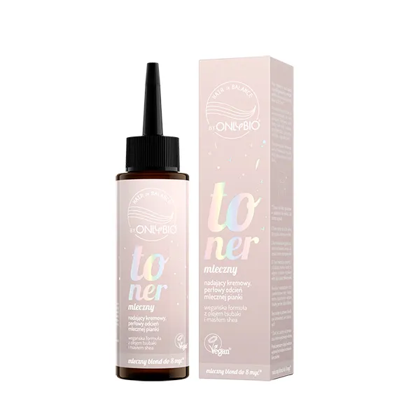 vegan, hair dye, toner, milky pink, bottle
